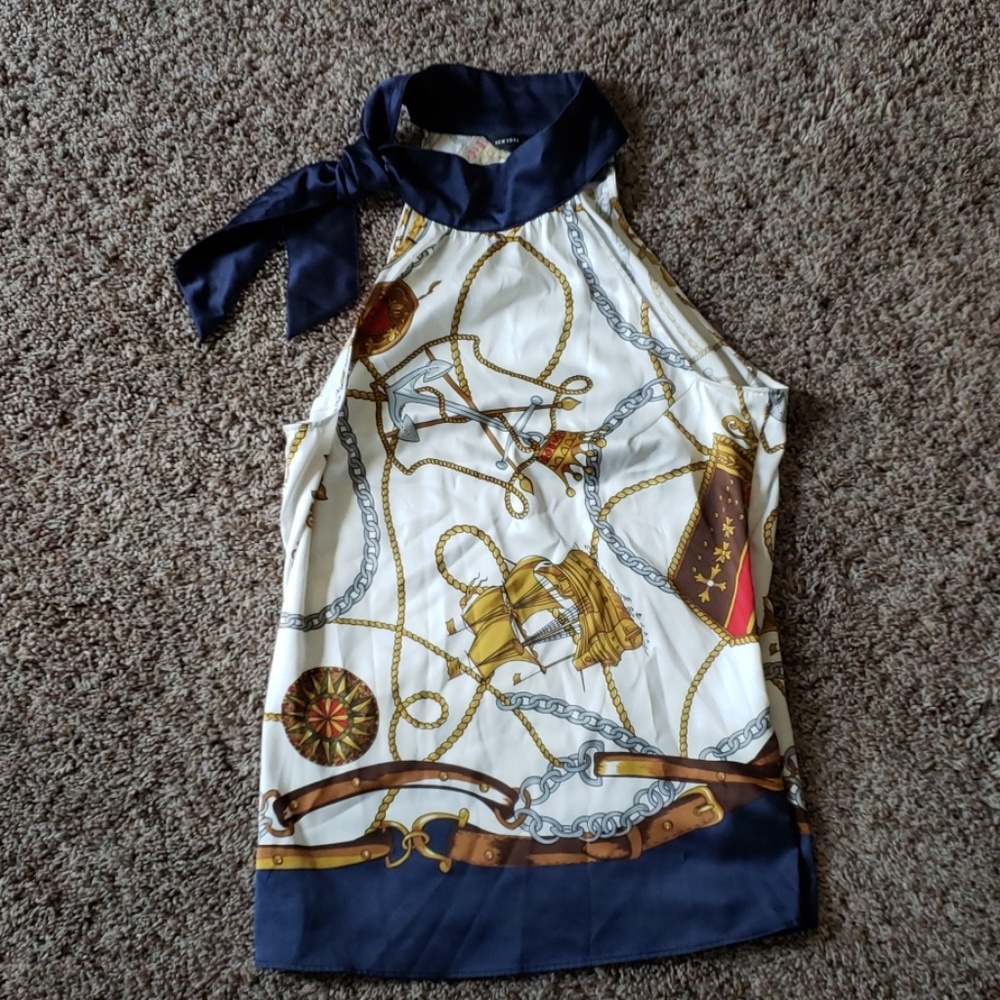 Sleeveless blouse